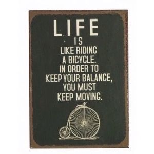 Magnet 5x7cm Life Is Like Riding A Bicycle